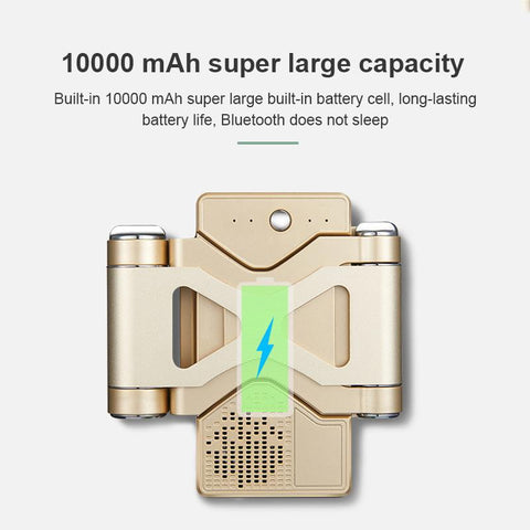 Metal Phone Holder Power Bank Bluetooth Speaker 3 in 1-Veeddydropshipping