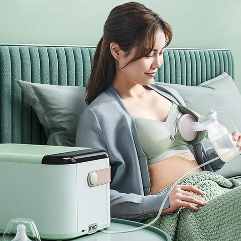 Electric Breast Pump Silent and Painless Fully Automatic and UV Sterilizer-TB00647-Veeddydropshipping
