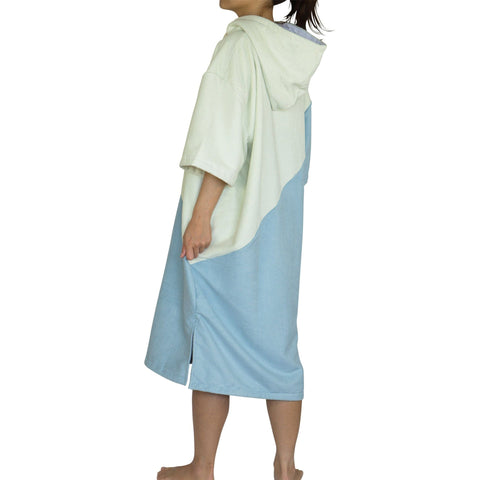 Microfiber Wetsuit Changing Bathrobe Beach Poncho Towel Outdoor Sun Prontection -OS00185-Veeddydropshipping