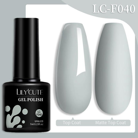 7ML Base Nowipe Top Coat UV Gel Colorful Gel Nail Polish Semi -BH00987-Veeddydropshipping