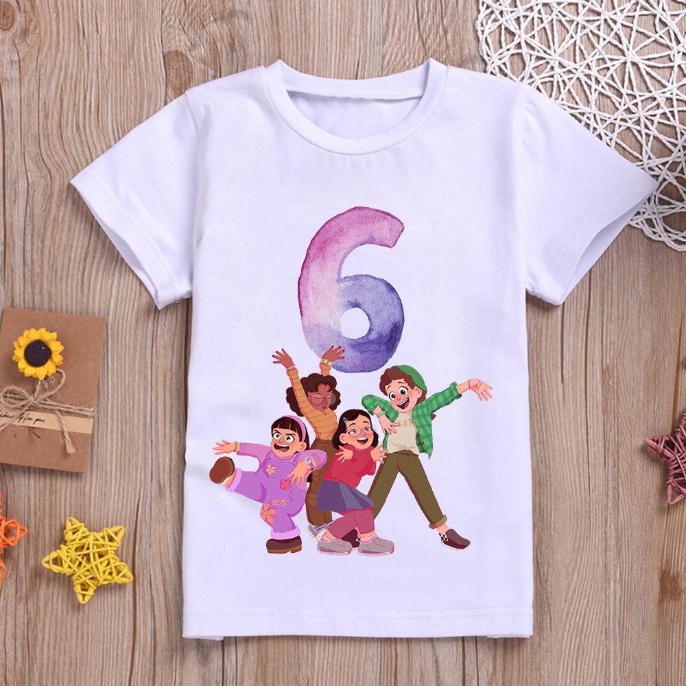 Turning Red Children T Shirt New Number 123456789 Kawaii Pixar Disney-TB00947-Veeddydropshipping