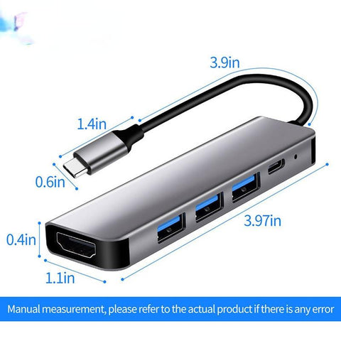 Thunderbolt 3 Adapter USB Type C Hub for HDMI-compatible 4K support Samsung Dex mode-CE00037-Veeddydropshipping