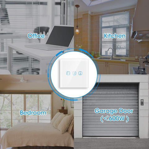 Tuya WiFi Smart Curtain Blinds Switch APP Control Works with Alexa-TI01084-Veeddydropshipping