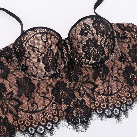 Thin Brassiere Women Sexy Lace Camisole Corset-Veeddydropshipping