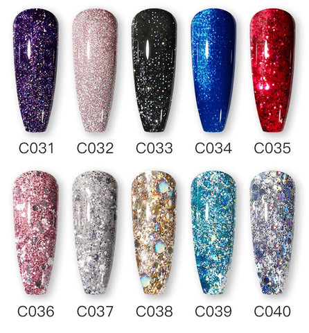 Nail Gel Polish 15ml Pure Color Semi Permanent UV Gel -BH00996-Veeddydropshipping