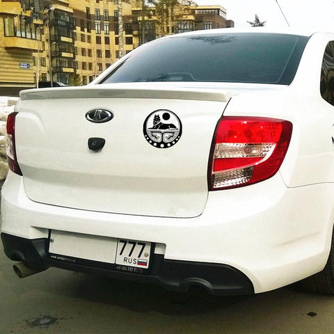 car sticker and decal white/black vinyl auto car stickers-AM00970-Veeddydropshipping