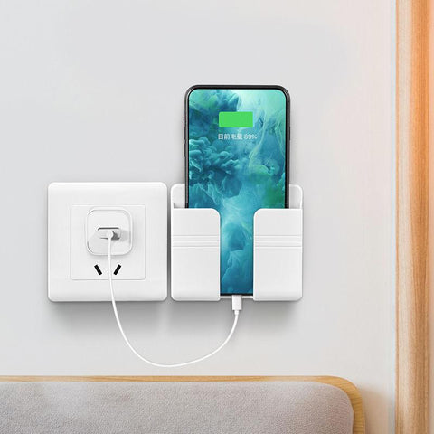 Multifunction Mobile Phone Charging Holder Bracket Wall Mount Stand Adhesive Durable-PA00541-Veeddydropshipping