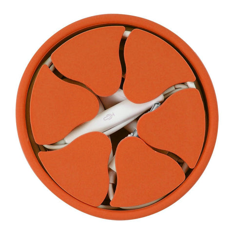 Mini Earphone Holder Bowl Shape Cord Wire Cable Winder Silicone Cable Organizer for Earphones-PA00903-Veeddydropshipping