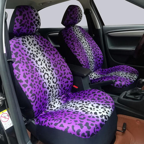 Protector Front seat Cushion Pad Mat leopard digital printing type for-AM01402-Veeddydropshipping