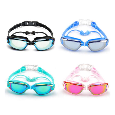 Professional Swimming Glasses Myopia Men Women Ear Plug Waterproof Anti Fog -OS00213-Veeddydropshipping