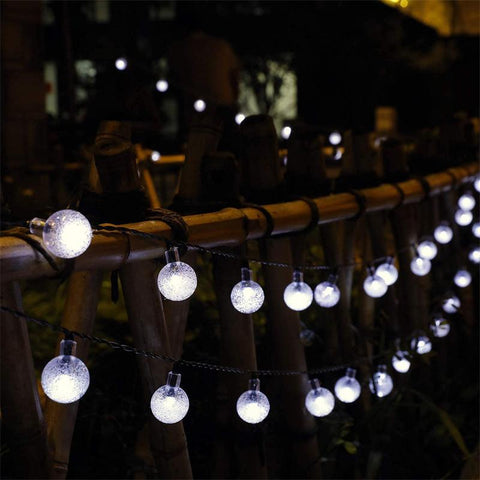 Solar String Lights Outdoor 60 Led Crystal Globe Lights with 8 Modes-TI00836-Veeddydropshipping