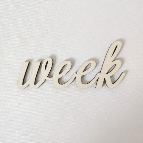 Newborn Wood Chip Card Photography Props Set Number Letters Date-TB00795-Veeddydropshipping