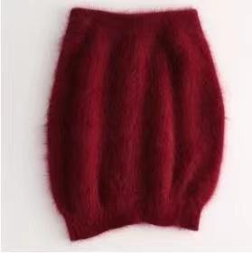 Womens Wrap Streetwear Sexy Cashmere Mini Skirts-WF00412-Veeddydropshipping