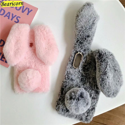 Soft Plush Case For Huawei P40 P30 P20 P10 P9 P8 Lite E 2017 P Smart Z S Pro-PA00264-Veeddydropshipping