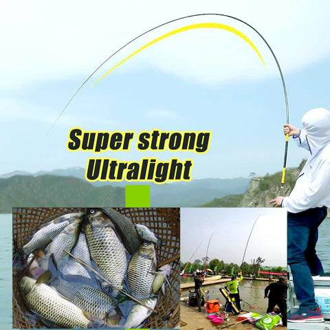 Carp Telescopic Fishing Rod Carbon Fiber Feeder Ultralight Portable For Freshwater Stream -OS00407-Veeddydropshipping