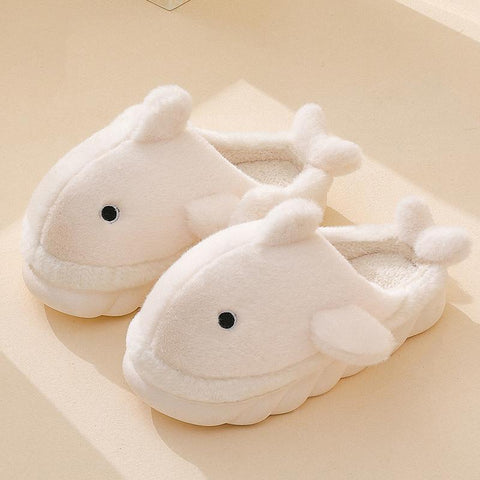 Slippers Couple Indoor Solid Color Warm Plush Slippers Fashion-BS01233-Veeddydropshipping
