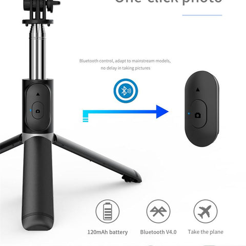 Extend Tripod For Smartphone Camera Selfie Tripods With Phone Holder 1/4 Screw-CE00381-Veeddydropshipping