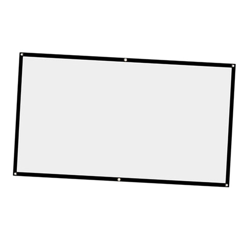 16:9 Projection Screen Cloth Home Theater Film Projector Cloth Curtain 60-100&quot-CE01003-Veeddydropshipping