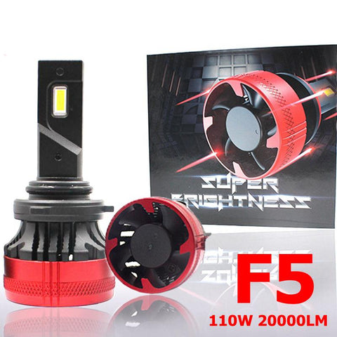 F5 LED Headlight Bulb Fog Light H4 H10 Car LED Headlamp 110W 20000LM H7-AM00002-Veeddydropshipping