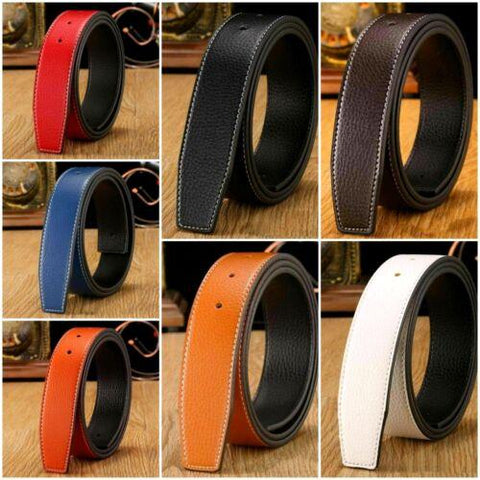 Belt Strap Genuine Leather FOR H Buckle Luxury-MF00741