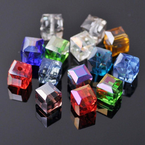 Czech Crystal Glass Loose Crafts Beads Wholesale Lot -JW01478-Veeddydropshipping