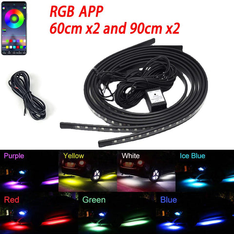 RGB Car Underglow Strip Light Flexible LED Underbody Ambient Lights-AM00079-Veeddydropshipping