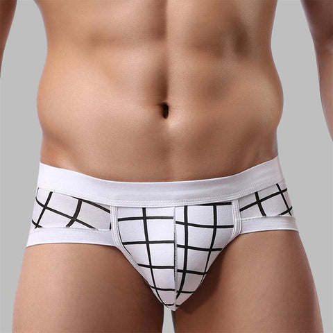 Convex Pouch Shorts Soft Breathable Stretch Briefs Low Waist Underpants-MF01654-Veeddydropshipping