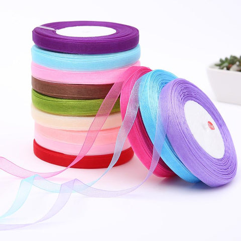 Organza Ribbon For Handmade Bow Craft-HA00172-Veeddydropshipping
