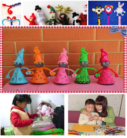 Chenille Stems Pipe Cleaners Kids Plush Educational Toy-HA00166-Veeddydropshipping