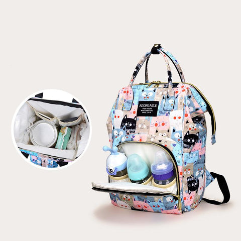 Diaper Bag Backpack Maternity Bag For Baby Fashion Large Capacity-TB00252-Veeddydropshipping