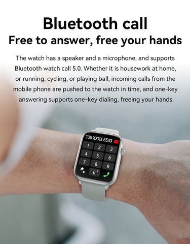 Screen Sports Modes Battery Life Support  Smart Watch for Men Women-JW01153-Veeddydropshipping