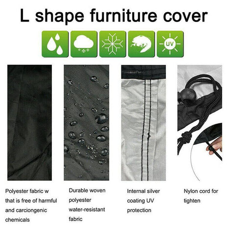 Waterproof Rattan Corner Furniture Cover-HA01142-Veeddydropshipping