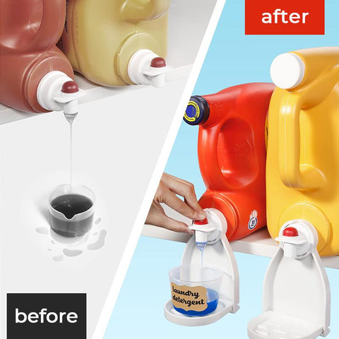 Foldable Laundry Detergent Drip Catcher Cup Holder-HA00858-Veeddydropshipping