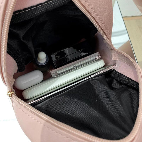 Multi-Function Ladies Phone Pouch Pack Ladies School Backpack Shoulder-BS00022-Veeddydropshipping