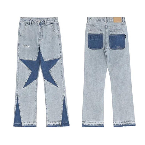 Jeans Men American Fashion Brand Five Points Star-MF00629-Veeddydropshipping