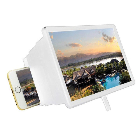 Universal Mobile Phone 3D Screen HD Video Amplifier Mobile Phone Magnifying Glass Stand-PA00758-Veeddydropshipping