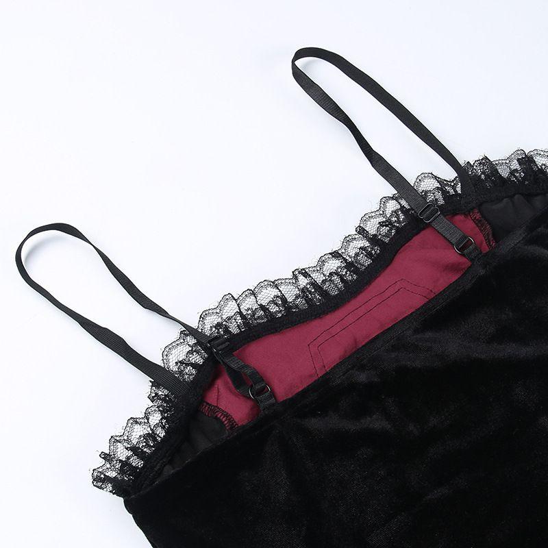 Women Lace Tanks Tops Lace Full Cup Padded Underwear-WF00328-Veeddydropshipping