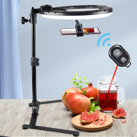 26CM Photography Lighting Phone Ringlight Tripod Stand Photo Led Selfie Remote -CE00266-Veeddydropshipping