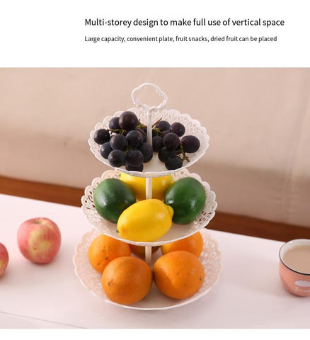 Household multi-layer fruit plate table bowl-HA01313-Veeddydropshipping