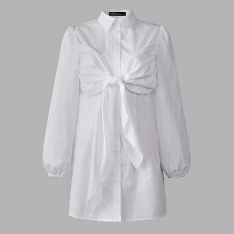 Short Vestidos Elegant Shirt Dress Women-WF00180-Veeddydropshipping