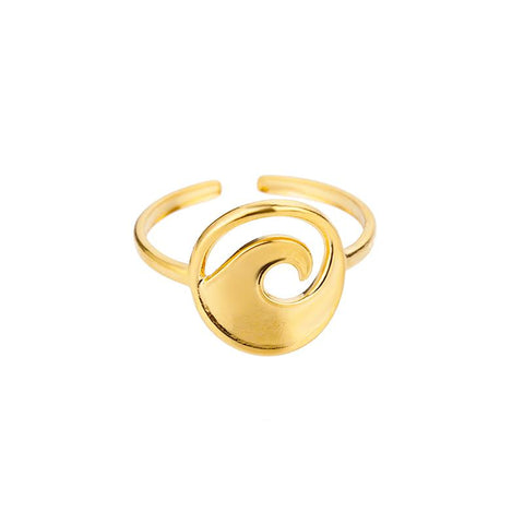 Zircon Cross Wrap Rings For Women Steel Adjustable Finger Ring-JW01404-Veeddydropshipping