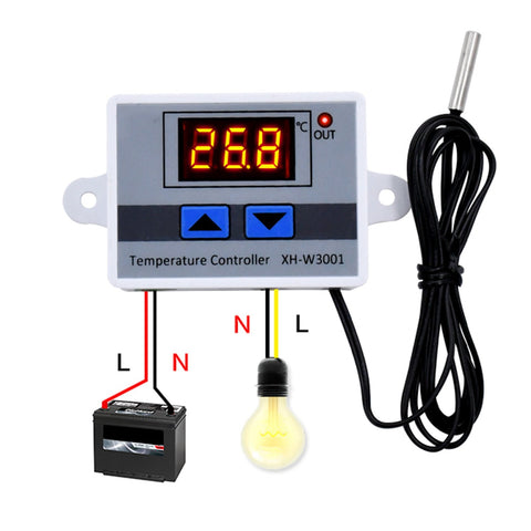 220V 10A Digital LED Temperatur Regler Controller Thermostat Control Kit-TI01039-Veeddydropshipping