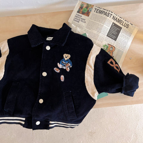 Spring Autumn Children Corduroy Jackets Boys Girls-Veeddydropshipping