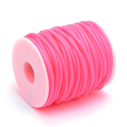 Hollow Pipe CordsSolid Rubber Tube Cord for jewelry making DIY -JW01585-Veeddydropshipping
