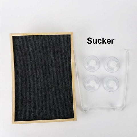 Wood Cat Scratching Board Hammock Suction Cup-HA01437-Veeddydropshipping