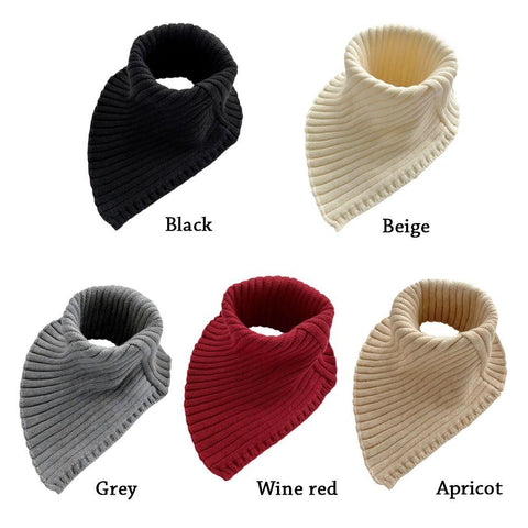 Women Windproof Knitted Fake Collar Scarf Turtleneck-WF01338-Veeddydropshipping