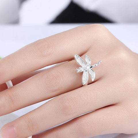 Fashion Luxury 925 Sterling Silver Crystal Popular Jewelry set  -JW00380-Veeddydropshipping