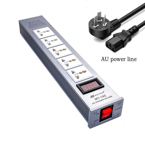 hifi AC Power Filter Power Conditioner Matihur MT-102 Audio Noise Purifier Surge -CE00199-Veeddydropshipping