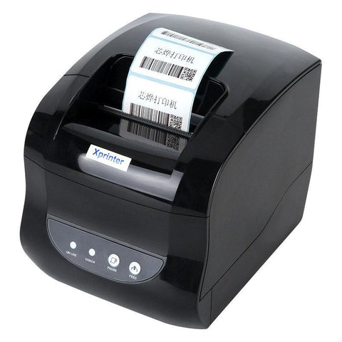 80mm thermal label printer receipt strip QR code sticker machine USB Bluetooth printing-Veeddydropshipping