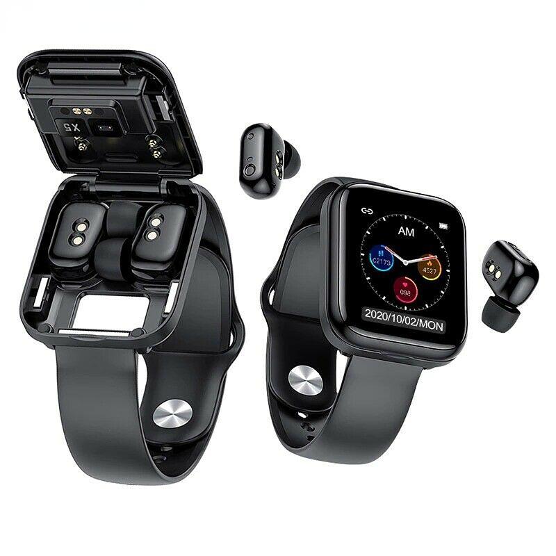 X8 headset smart watch two-in-one X5 upgrade version ultra-thin 1.69 full-touch -CE00726-Veeddydropshipping